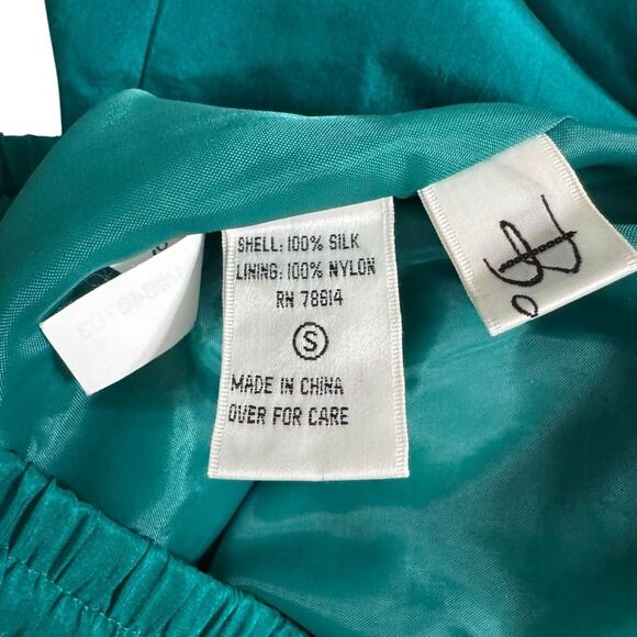 Vintage Bocoo Silk Tracksuit Hot Air Balloon Print Jacket Pants Set Size Small - Picture 15 of 15